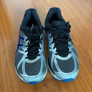 ASICS Men's GEL-Cumulus 17 Sz 9.5 (2E) Shoes - Mix Grey/Electric Blue/Black